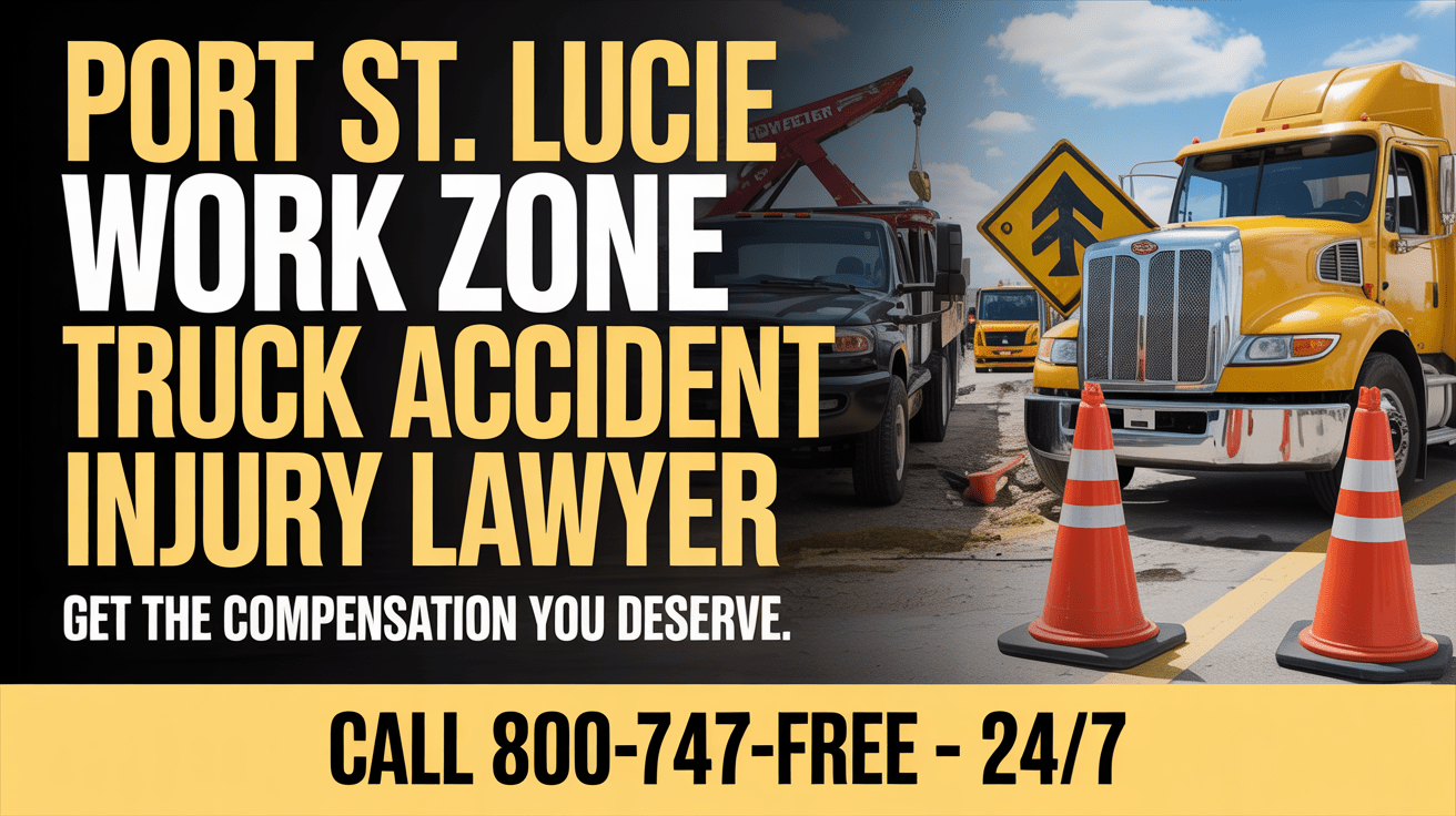 Abogado de Accidentes de Camiones en Zonas de Trabajo de Port St. Lucie