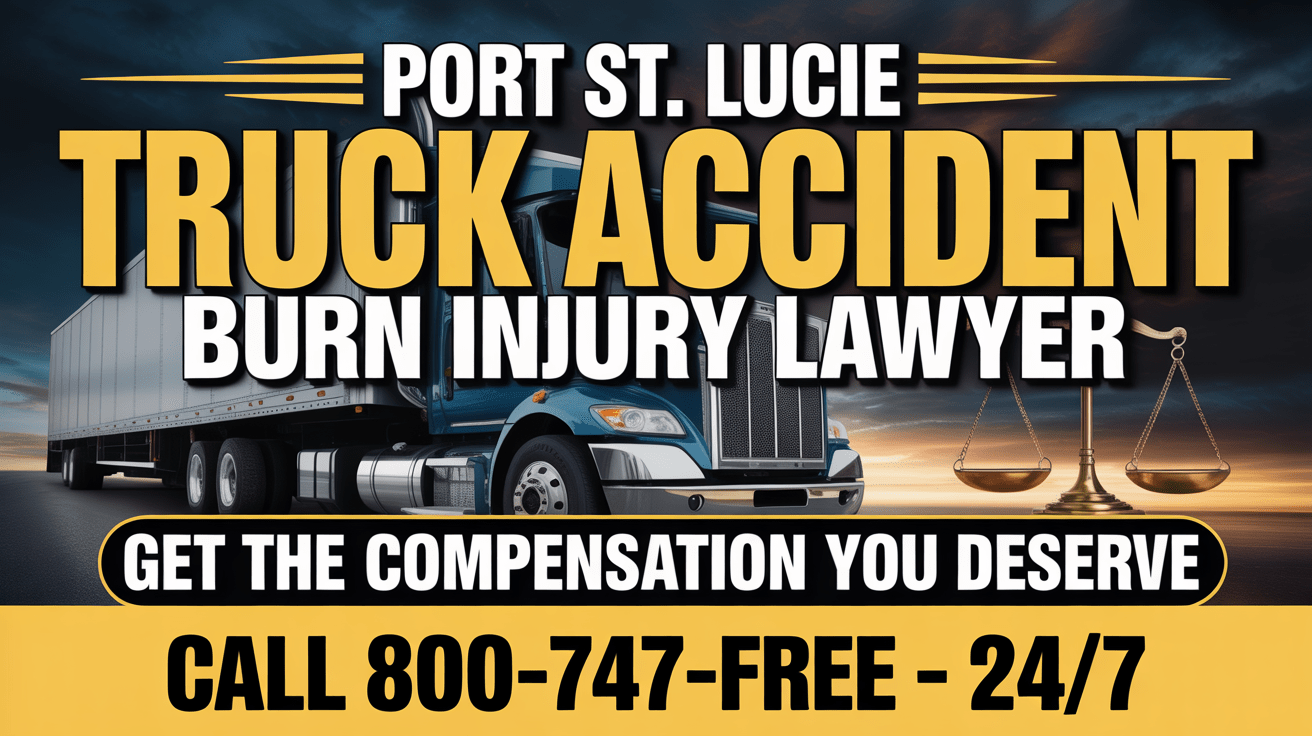 Port St. Lucie Truck Accident Burn Injury Lawyer