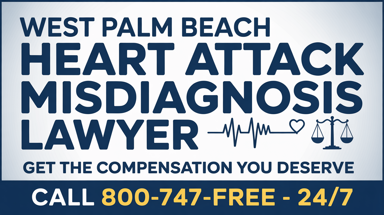 Abogado de Diagnóstico Erróneo de Ataque al Corazón en West Palm Beach