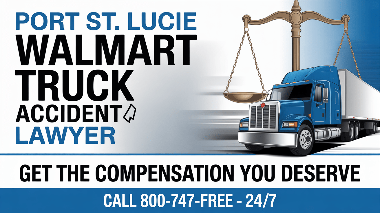 Abogado de Lesiones por Accidente de Camión de Walmart en Port St. Lucie