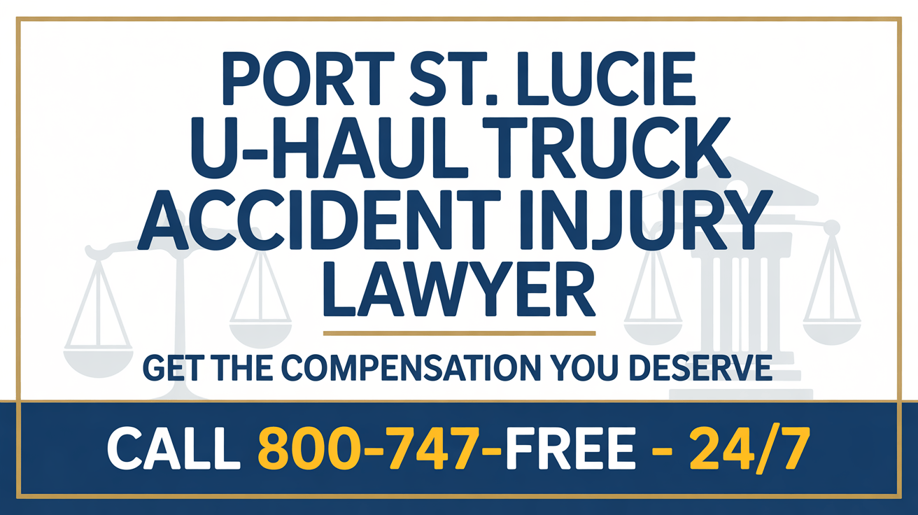 Abogado de lesiones por accidente de camión U-Haul en Port St. Lucie