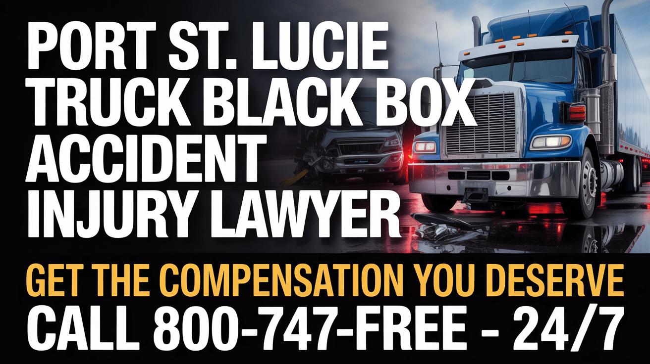 Port St. Lucie Truck Black Box Accident Lawyer