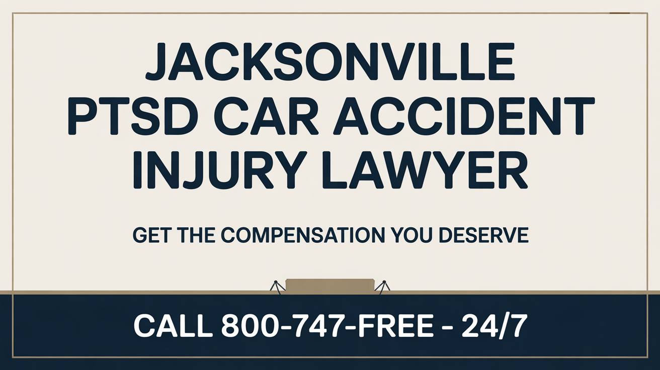 Abogado de Lesiones por Accidentes de Auto en Jacksonville con PTSD