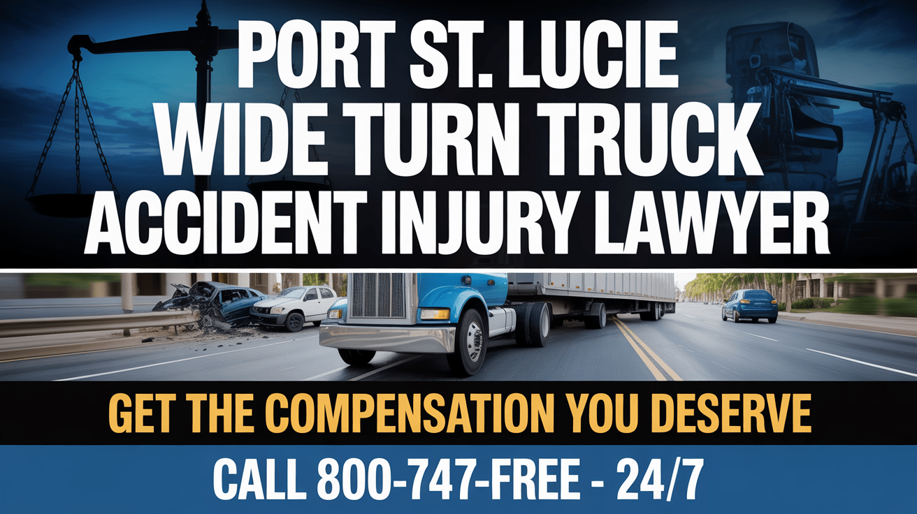Abogado de Accidentes de Camiones en Giros Amplios de Port St. Lucie