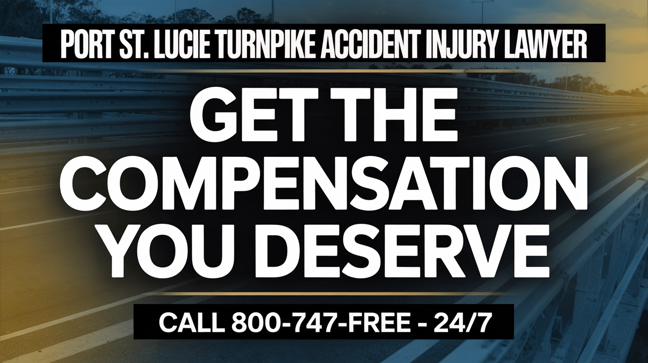 Abogado de lesiones por accidente de camión en Port St. Lucie Turnpike