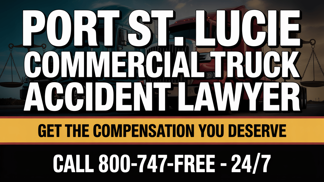 Port St. Lucie Commercial Truck Accident Lawyer