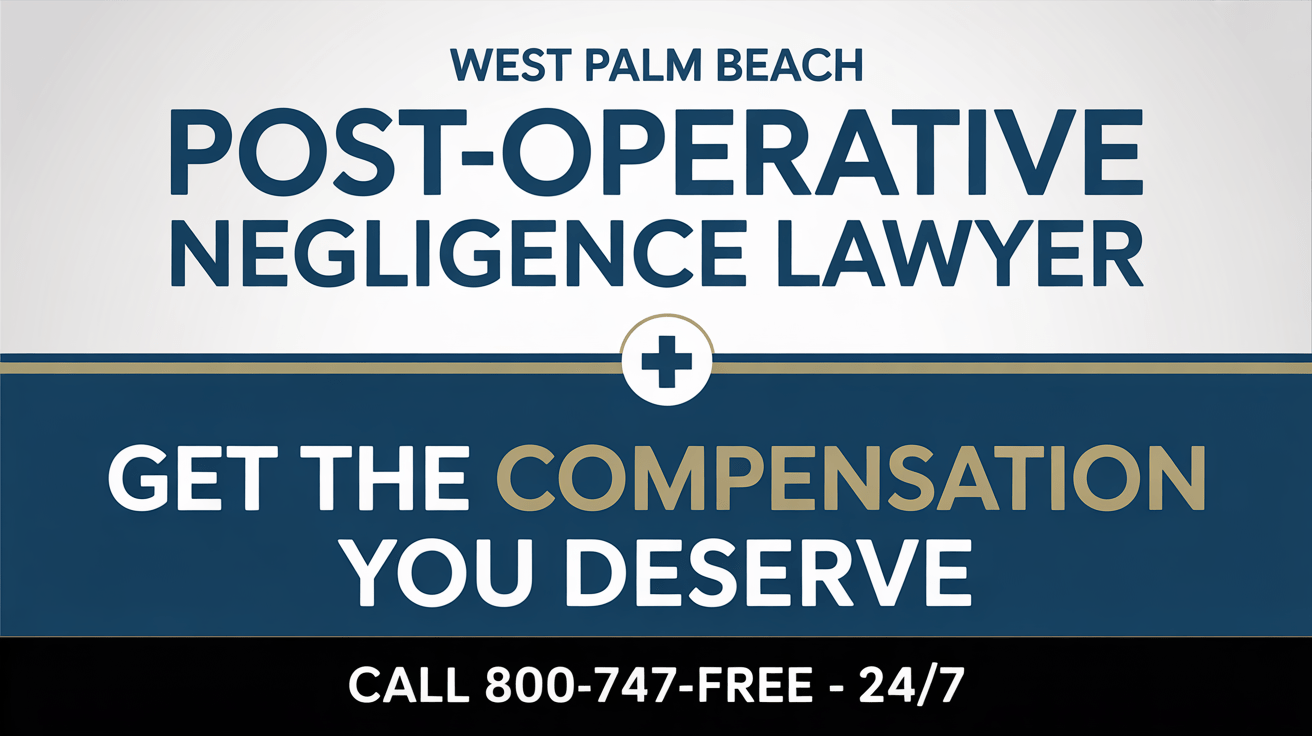 Abogado de Negligencia Postoperatoria en West Palm Beach