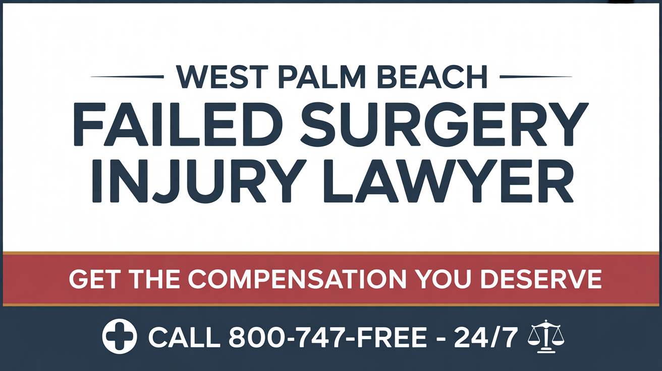 Abogado de lesiones por cirugía fallida en West Palm Beach