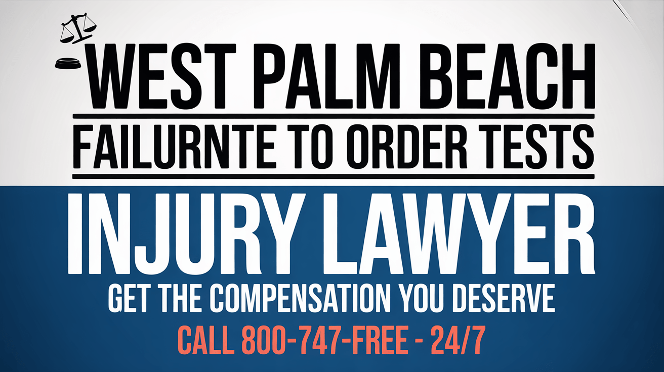 Abogado de Lesiones por Falta de Orden de Pruebas en West Palm Beach