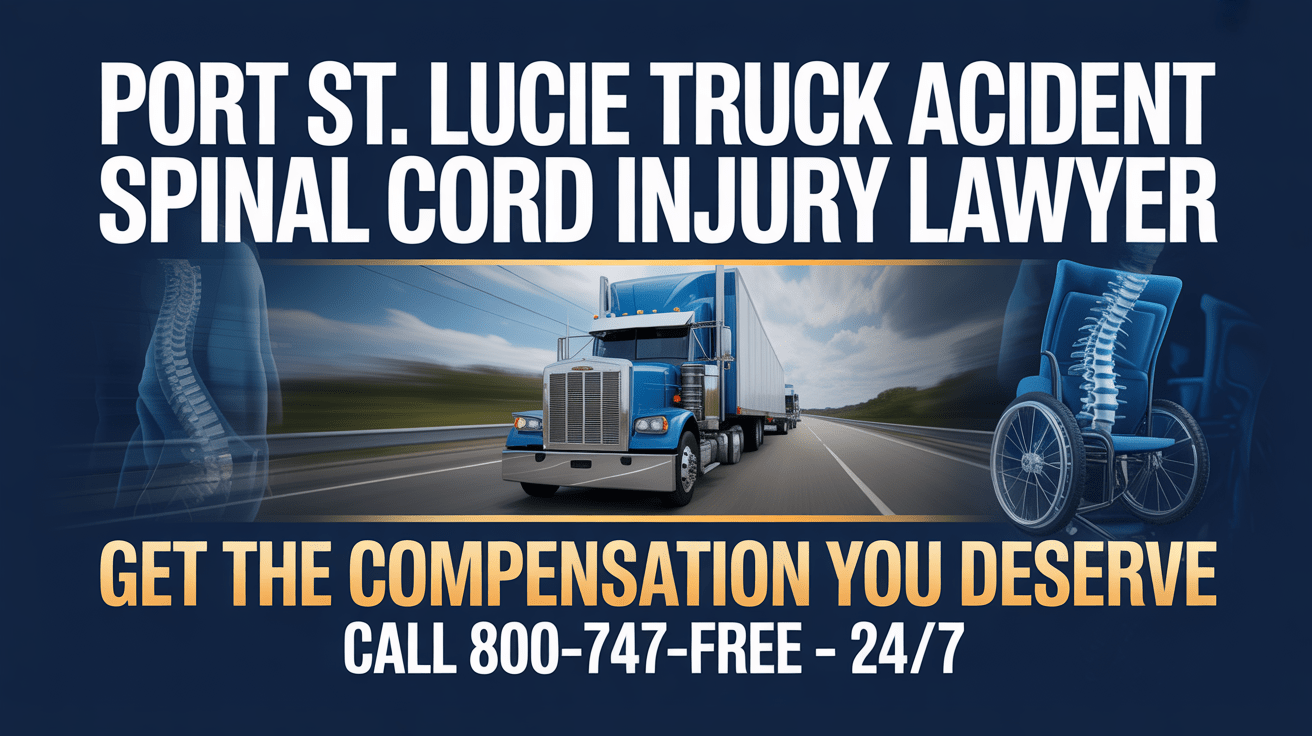 Abogado de lesiones de la médula espinal por accidente de camión en Port St. Lucie