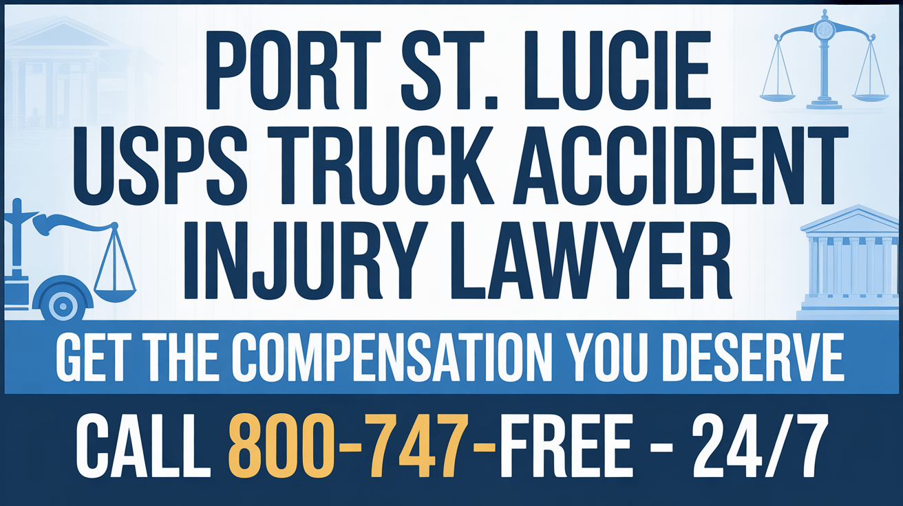 Abogado de lesiones por accidente de camión de USPS en Port St. Lucie