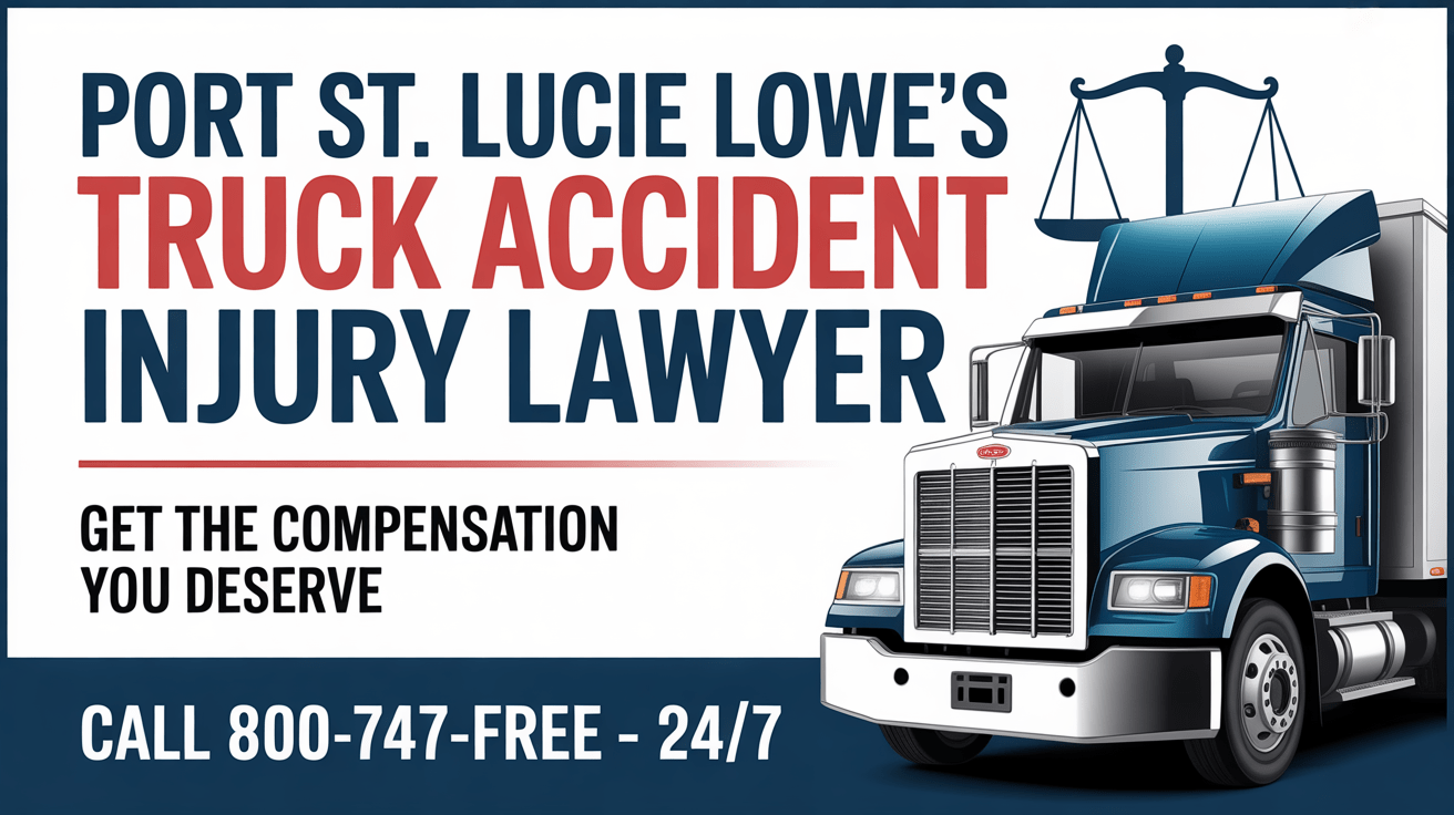 Abogado de Lesiones por Accidentes de Camiones de Lowe's en Port St. Lucie