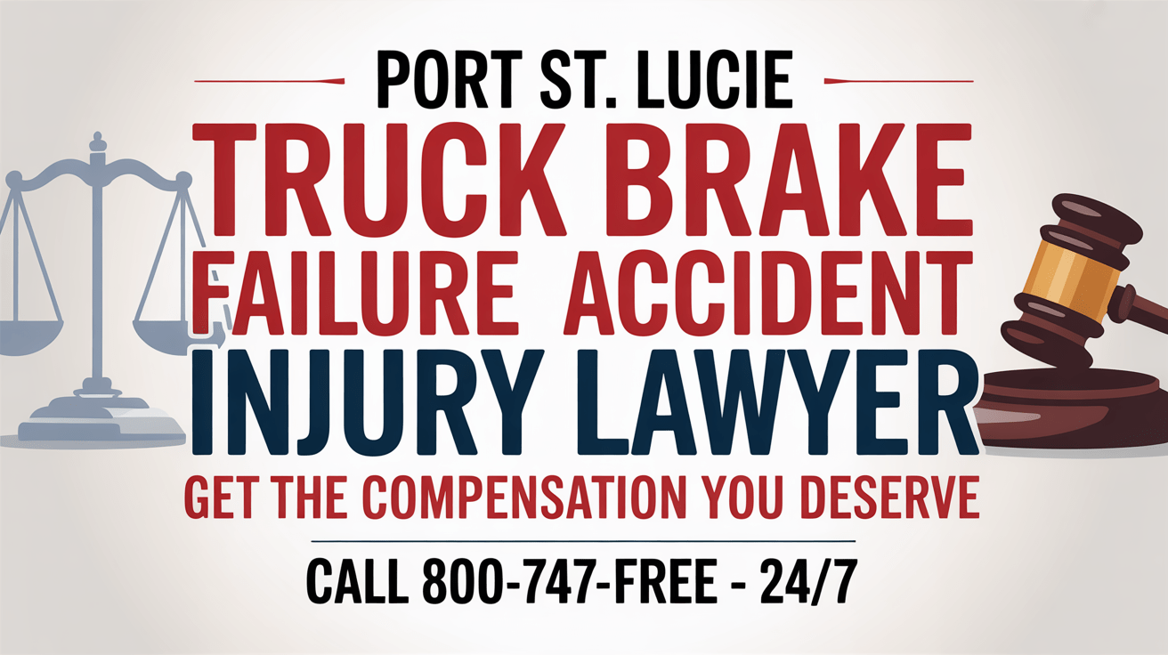 Port St. Lucie Truck Brake Failure Accident Lawyer