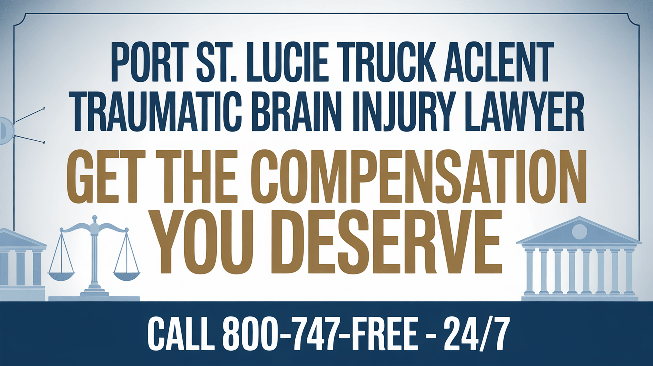 Abogado de Lesiones Cerebrales Traumáticas por Accidente de Camión en Port St. Lucie