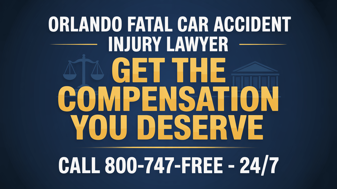 Abogado de lesiones por accidente automovilístico fatal en Orlando