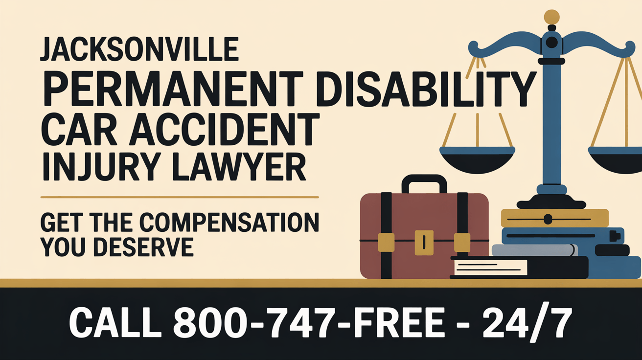 Abogado de lesiones por accidente de coche con discapacidad permanente en Jacksonville