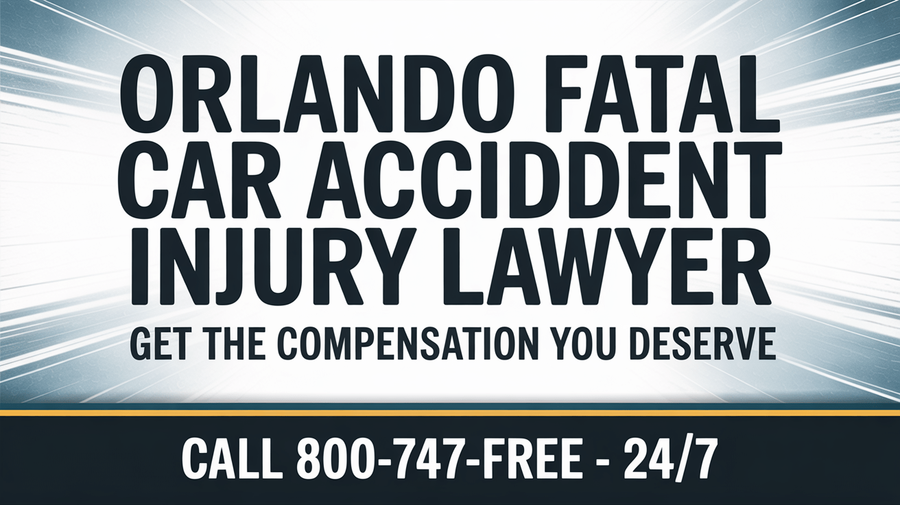 Abogado de lesiones por accidente de coche fatal en Orlando