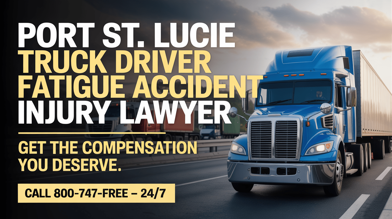 Port St. Lucie Truck Driver Fatigue Accident Lawyer
