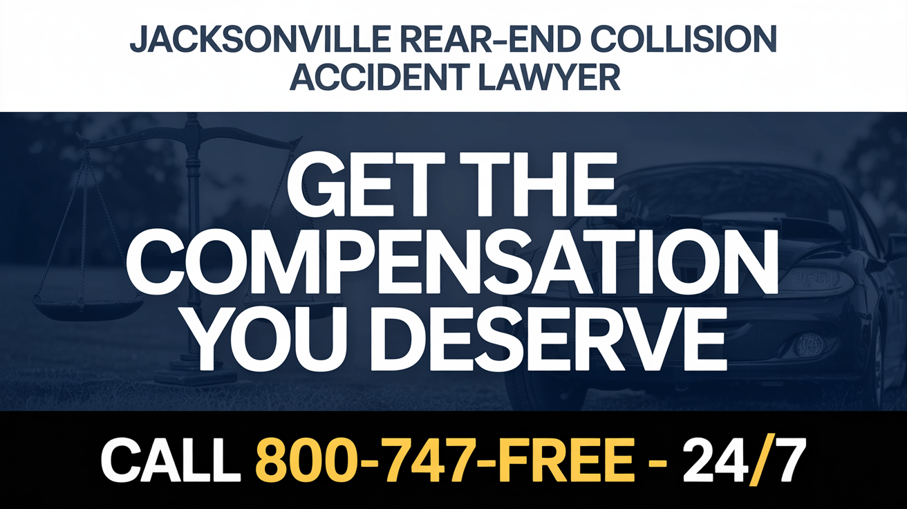 Abogado de lesiones por accidente de coche por alcance en Jacksonville