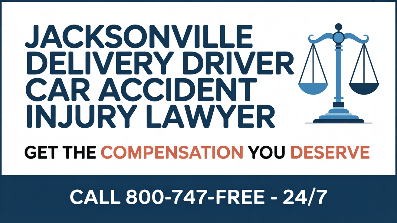 Jacksonville Delivery Driver Car Accident Injury Lawyer
