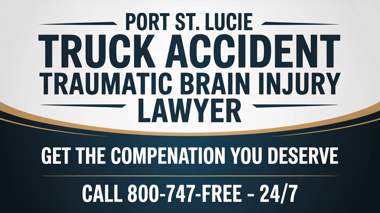 Abogado de Lesiones Cerebrales Traumáticas por Accidentes de Camiones en Port St. Lucie