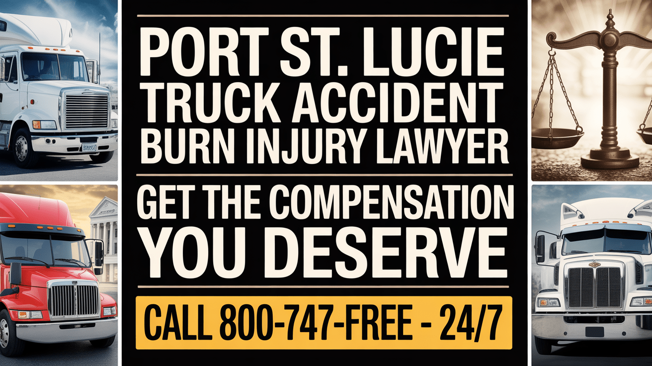 Port St. Lucie Truck Accident Burn Injury Lawyer