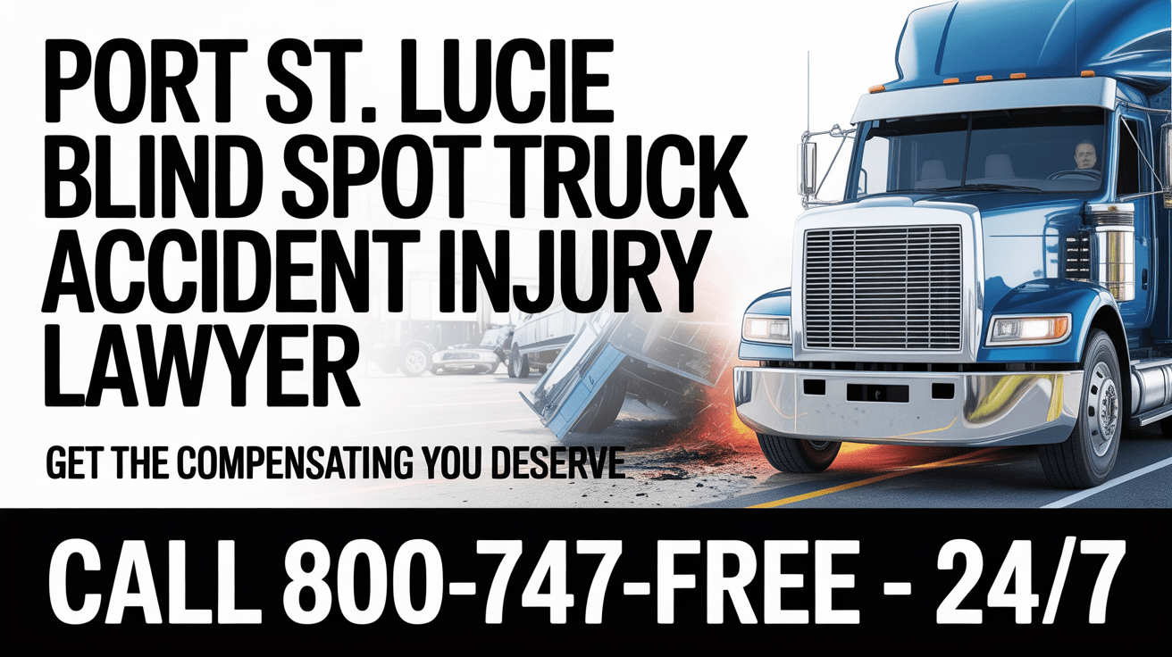 Abogado de Accidentes de Camiones en Puntos Ciegos de Port St. Lucie
