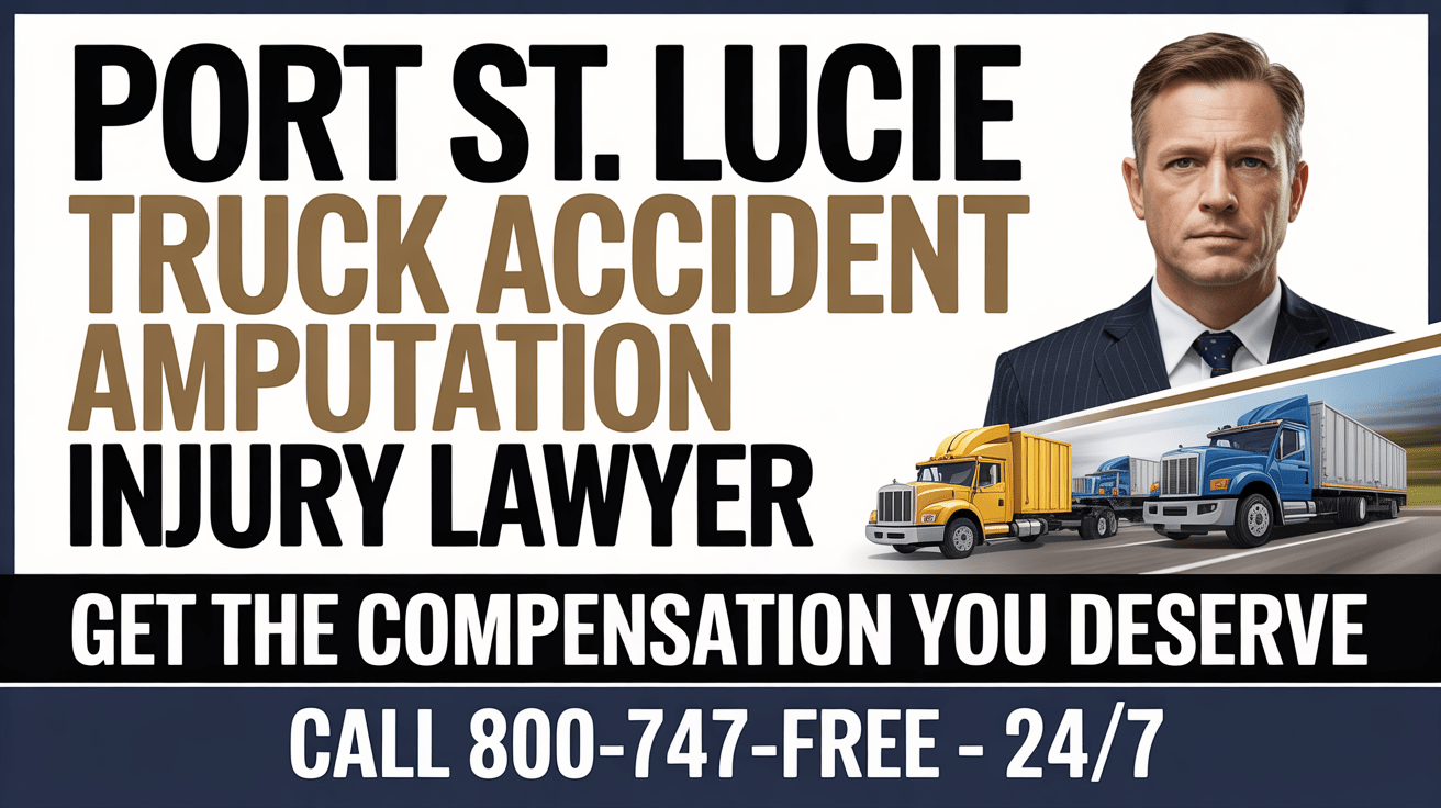 Abogado de lesiones por amputación en accidentes de camiones en Port St. Lucie