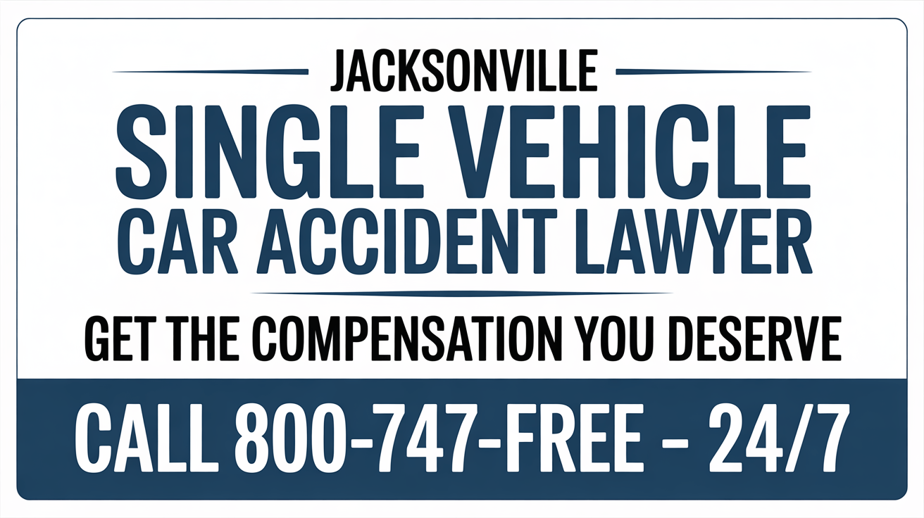 Abogado de accidentes de automóvil de un solo vehículo en Jacksonville