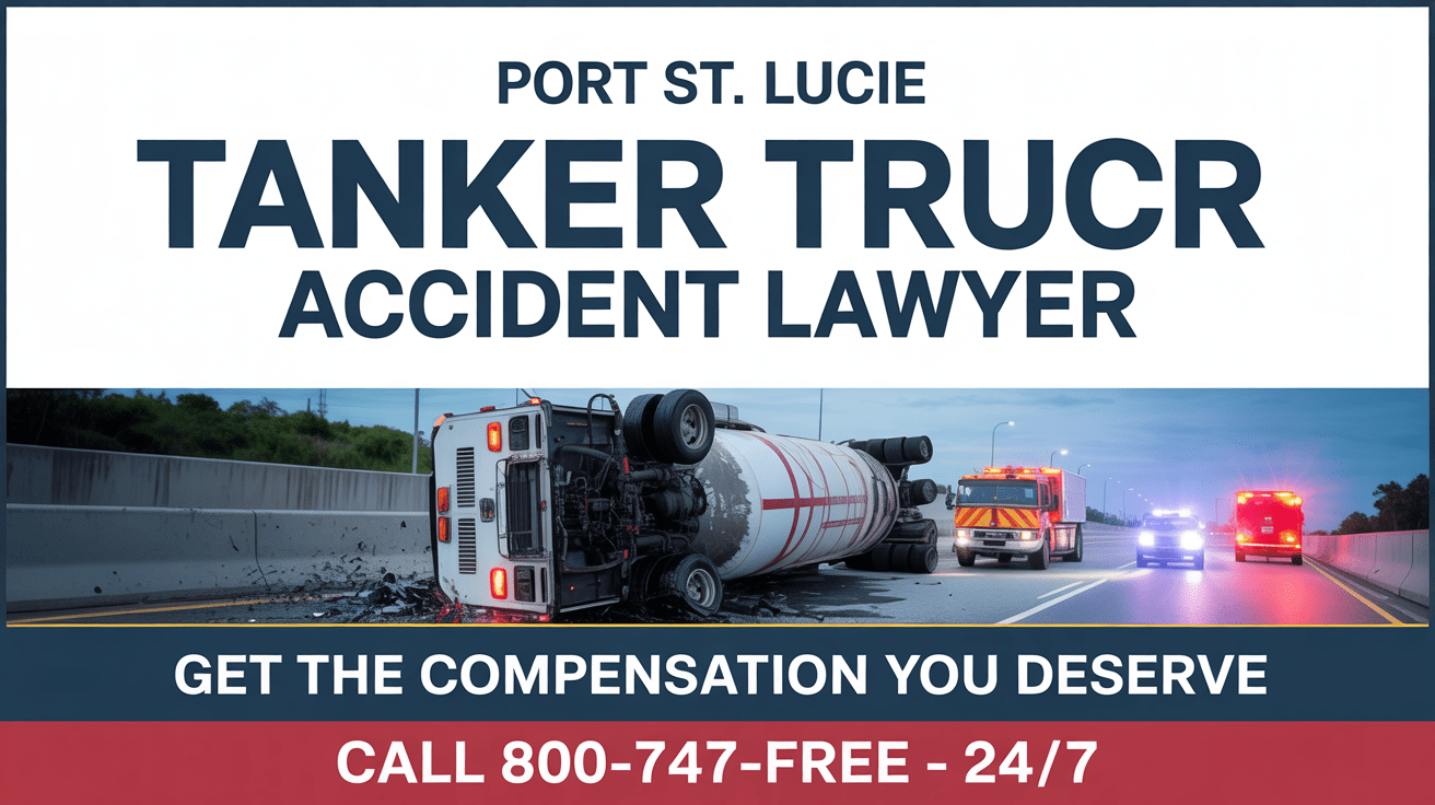 Abogado de Lesiones por Accidentes de Camiones Cisterna en Port St. Lucie