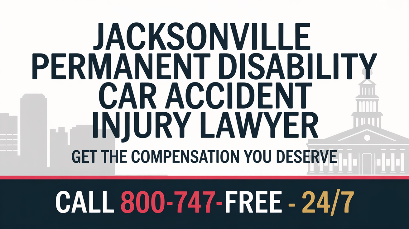 Abogado de Lesiones por Accidente de Automóvil con Discapacidad Permanente en Jacksonville