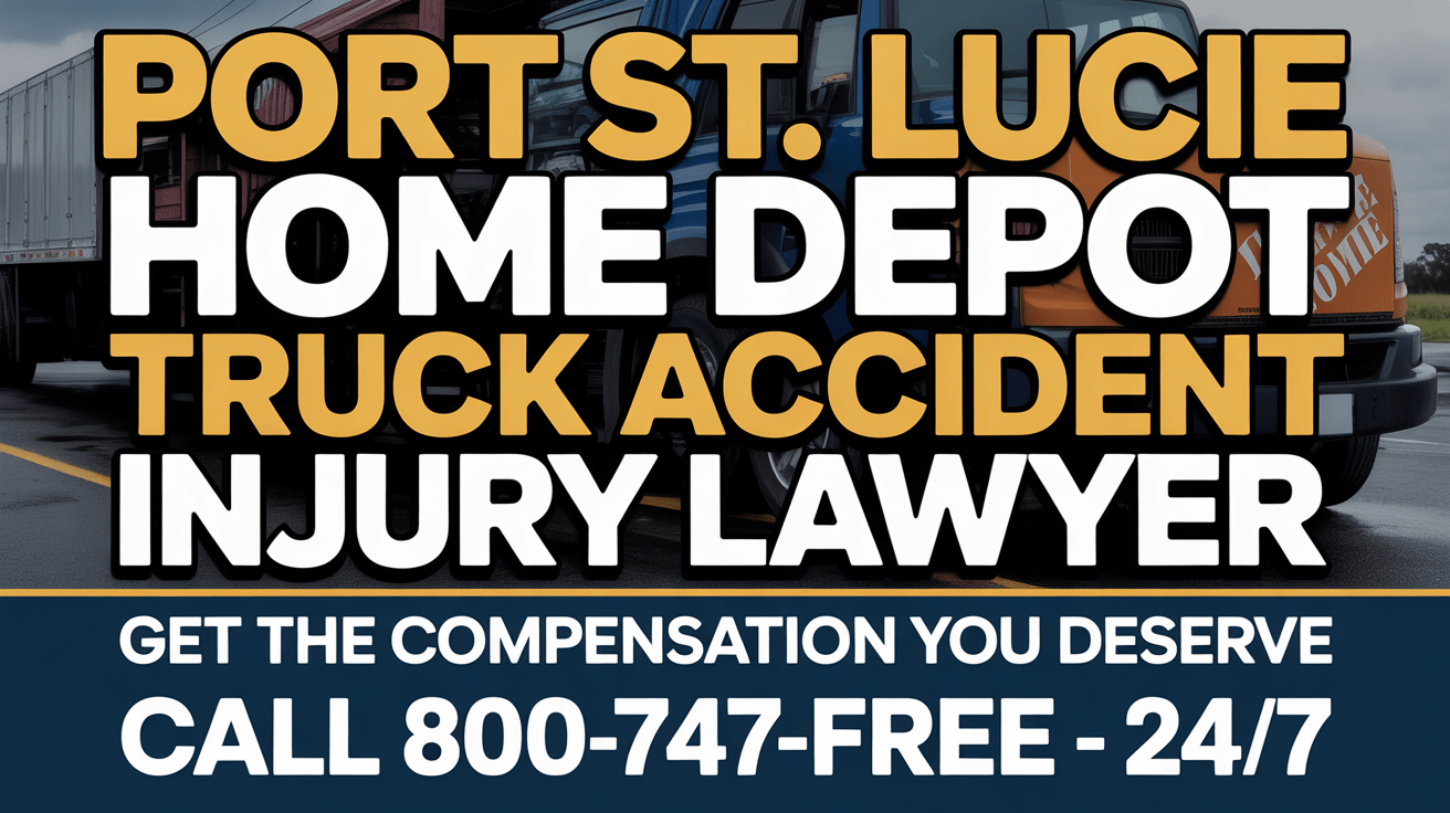 Port St. Lucie Home Depot Truck Accident Injury Lawyer