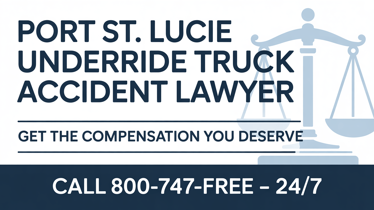 Port St. Lucie Underride Truck Accident Lawyer