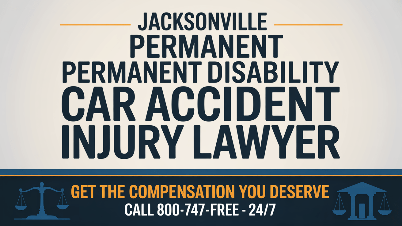 Jacksonville Permanent Disability Car Accident Injury Lawyer - The Law ...