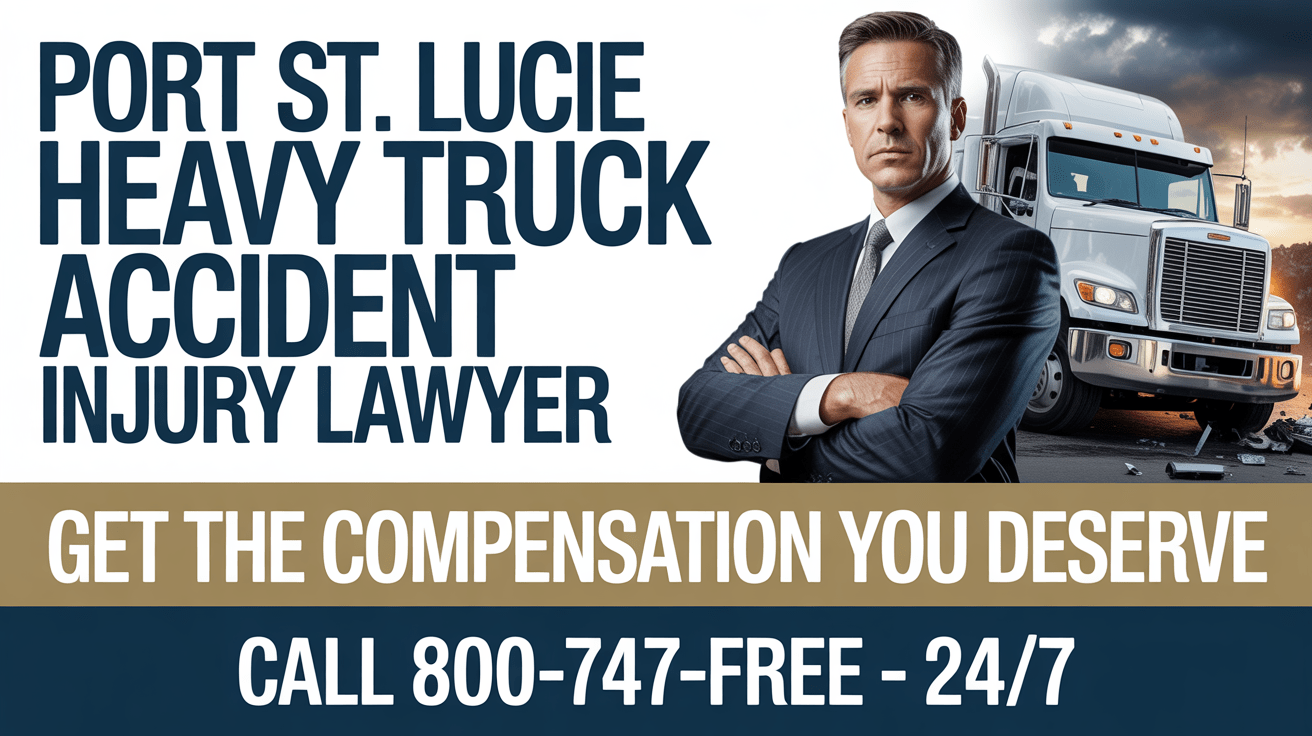 Port St. Lucie Heavy Truck Accident Injury Lawyer