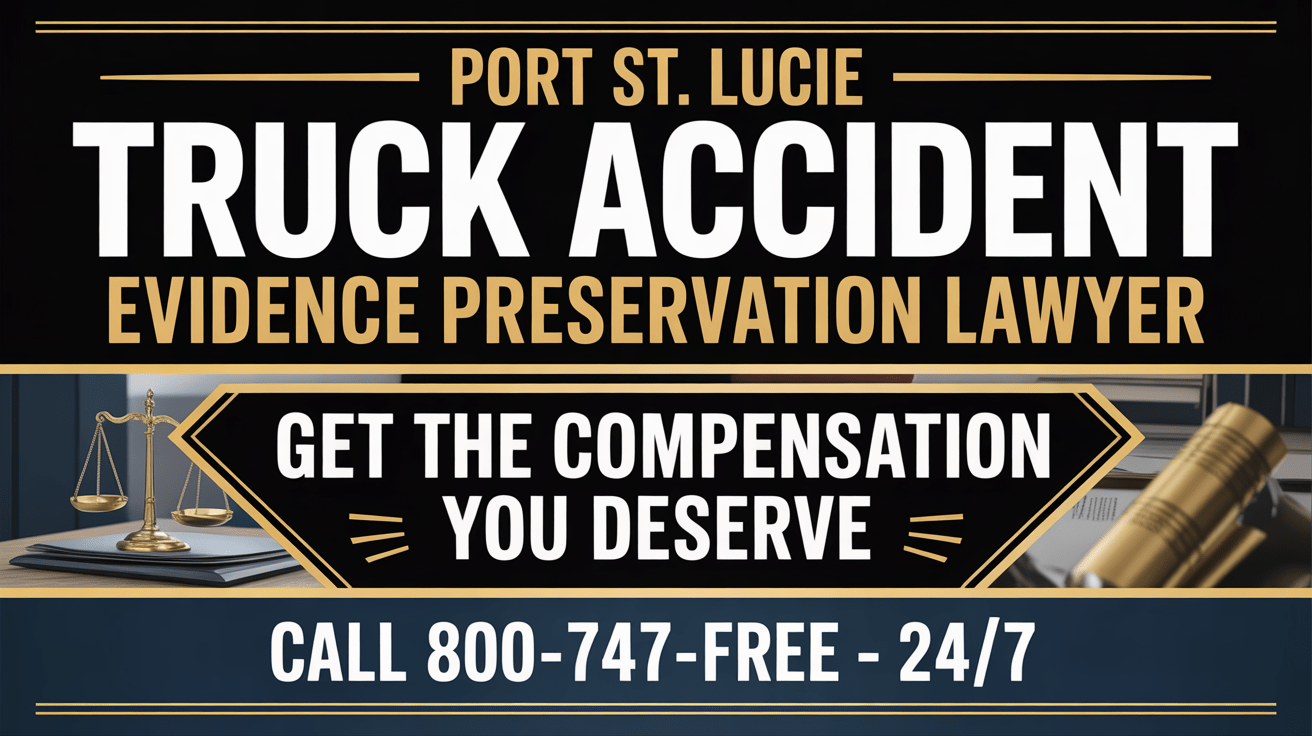 Abogado de Preservación de Evidencia de Accidentes de Camiones en Port St. Lucie