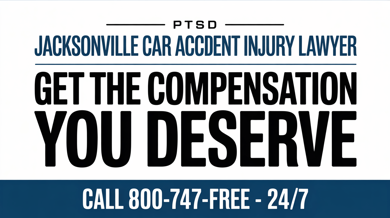 Abogado de lesiones por accidente de coche en Jacksonville con PTSD
