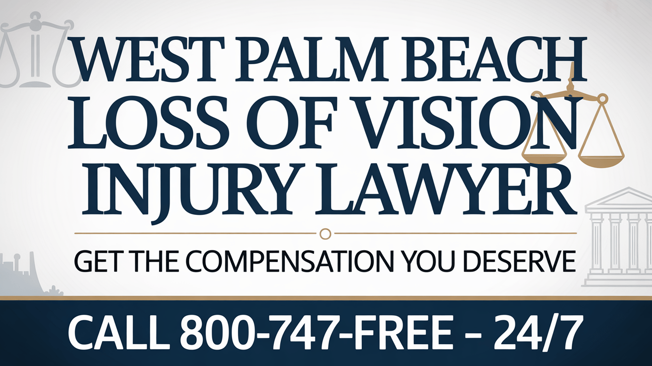 Lesión por Pérdida de Visión en West Palm Beach