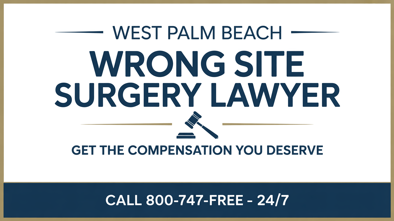 Abogado de lesiones por cirugía en el sitio equivocado en West Palm Beach