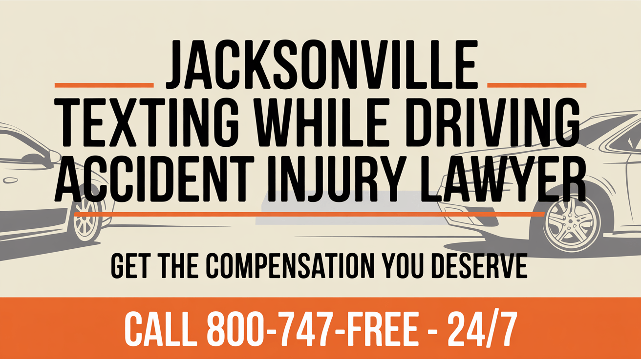 Abogado de lesiones por accidente de conducción distraída en Jacksonville