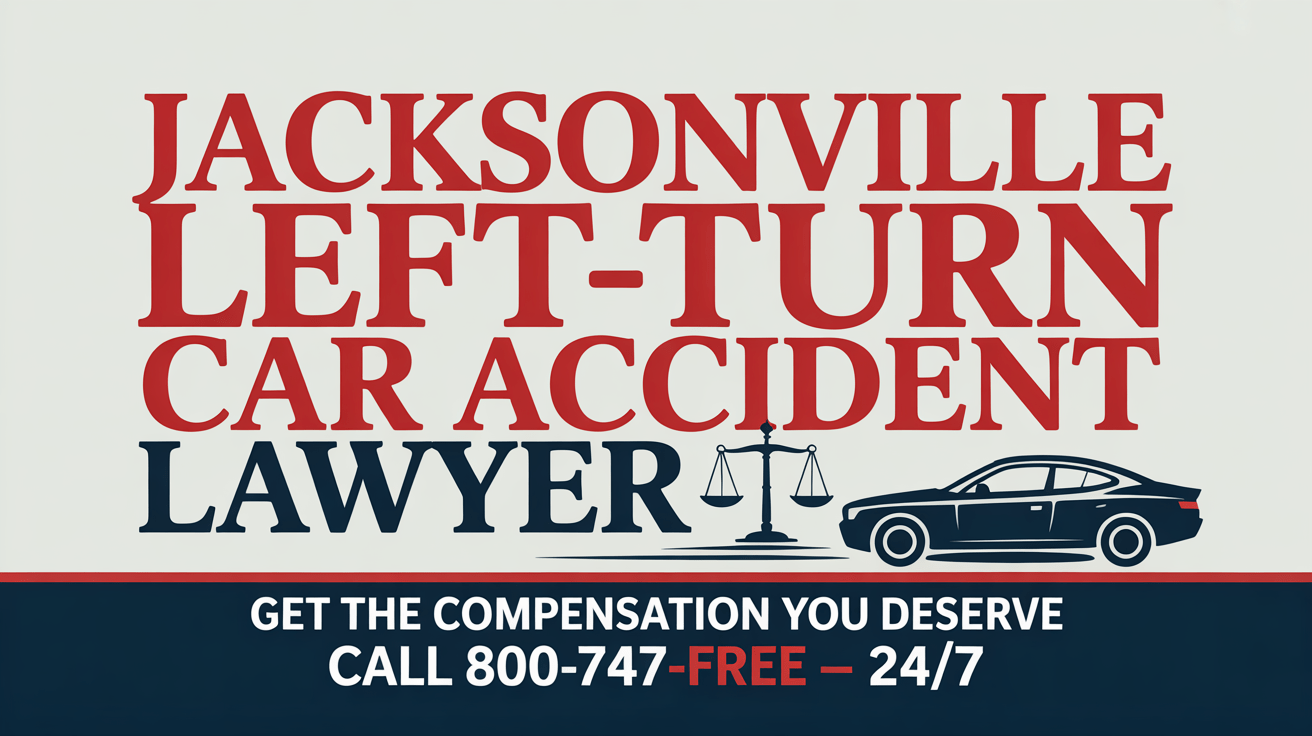 Abogado de lesiones por accidente de automóvil por giro a la izquierda en Jacksonville