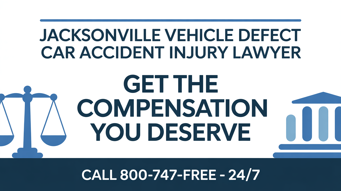 Abogado de Lesiones por Accidentes de Vehículos Defectuosos en Jacksonville