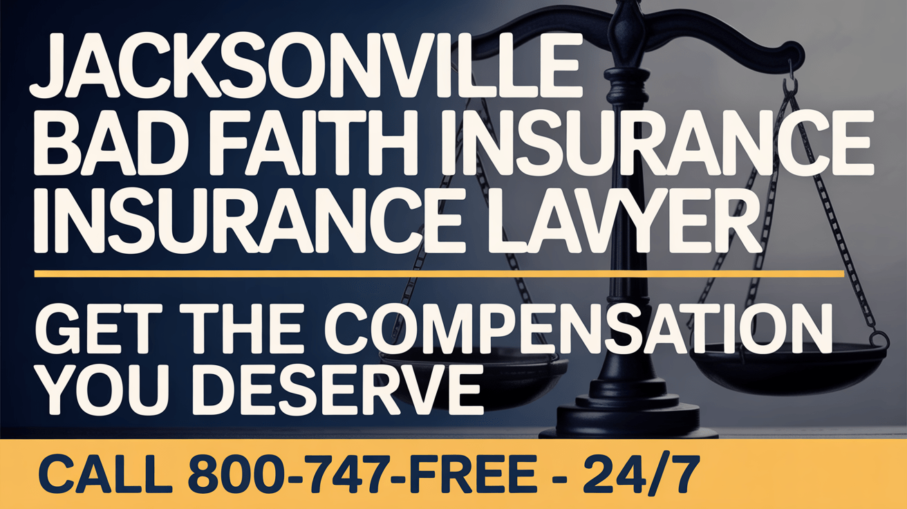 Jacksonville Bad Faith Insurance Injury Lawyer