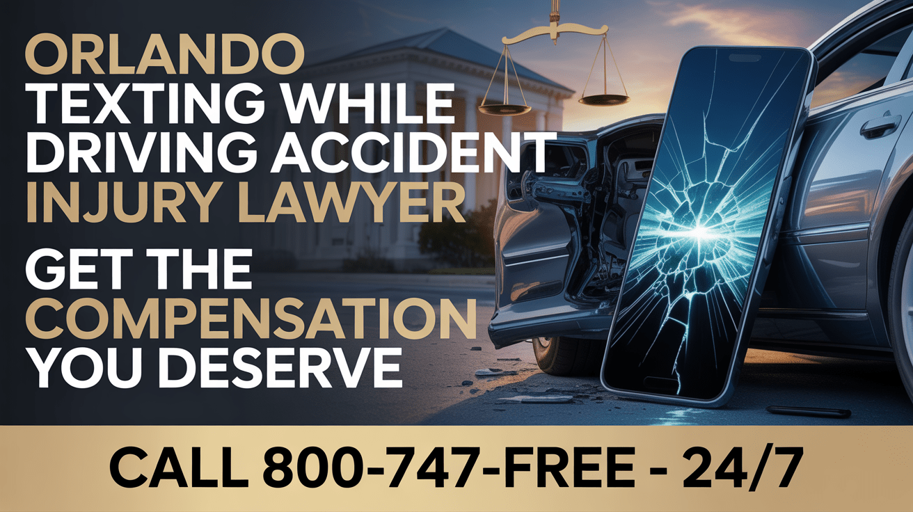 Orlando Texting While Driving Accident Injury Lawyer
