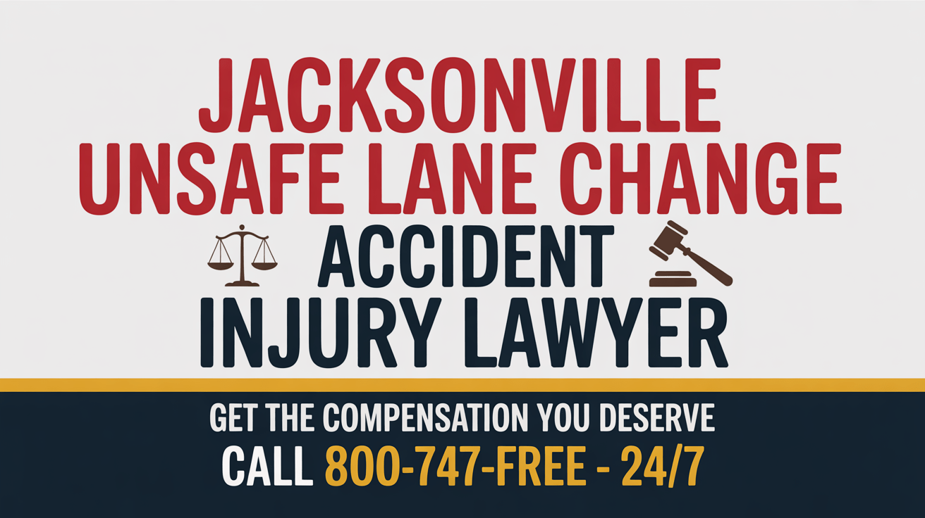 Jacksonville Unsafe Lane Change Accident Lawyer