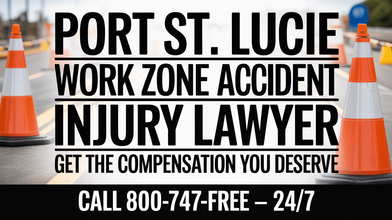 Abogado de Accidentes de Camiones en Zonas de Trabajo de Port St. Lucie