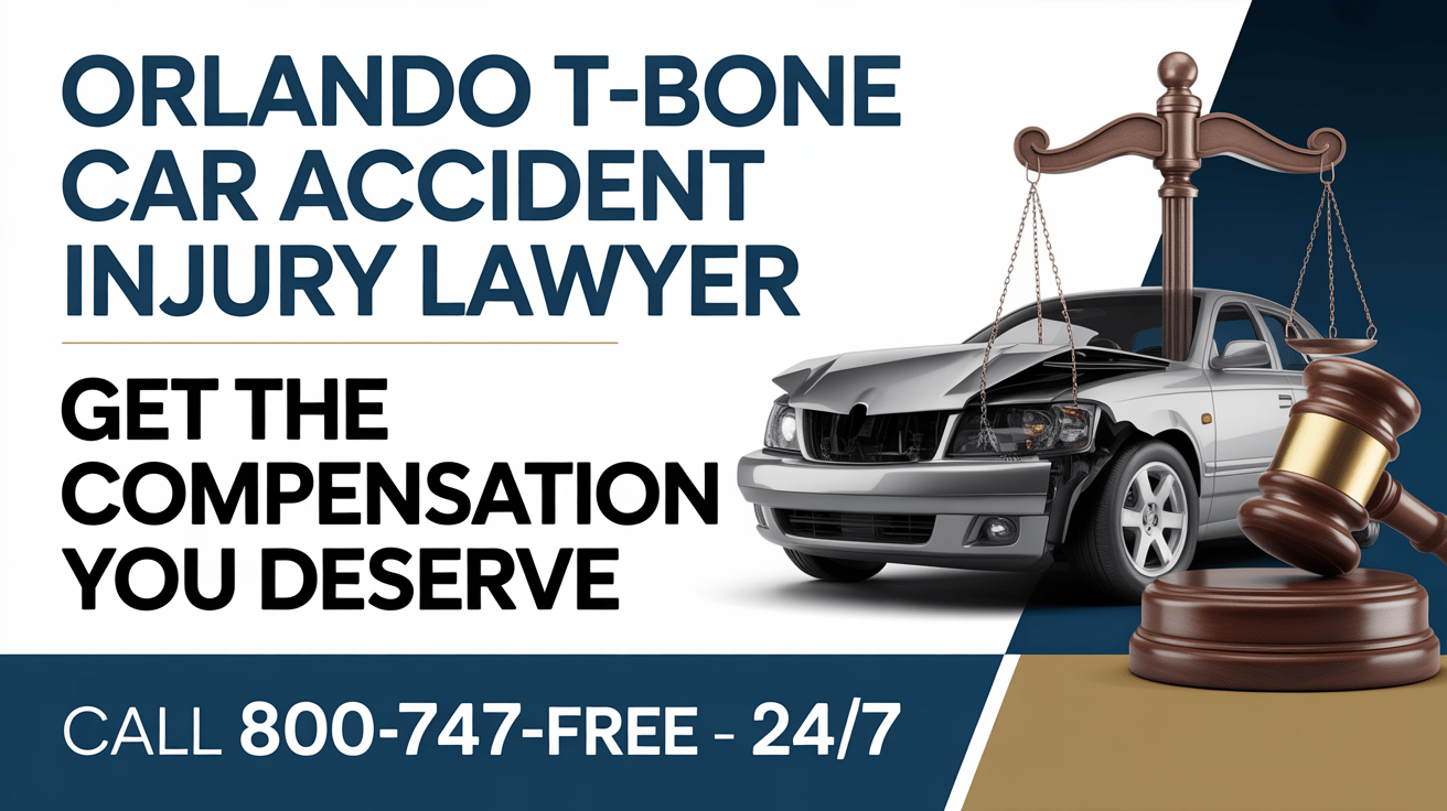Abogado de lesiones por accidente de coche T-Bone en Orlando