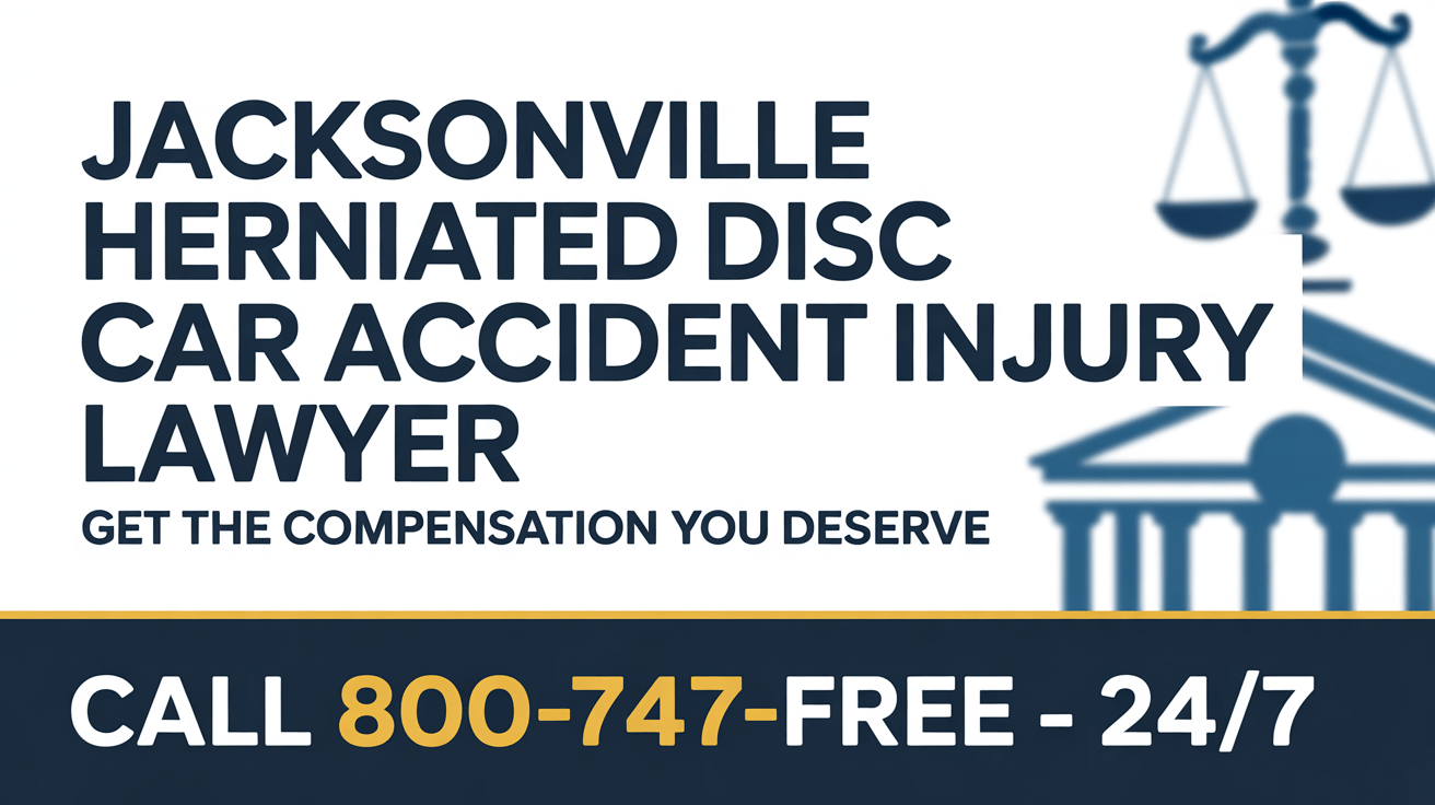 Abogado de Lesiones por Accidente de Automóvil con Hernia de Disco en Jacksonville