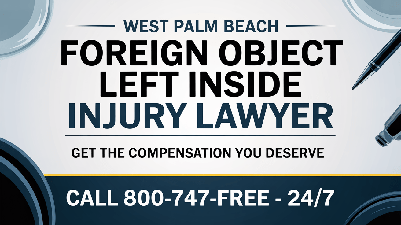 West Palm Beach Foreign Object Left Inside Injury Lawyer