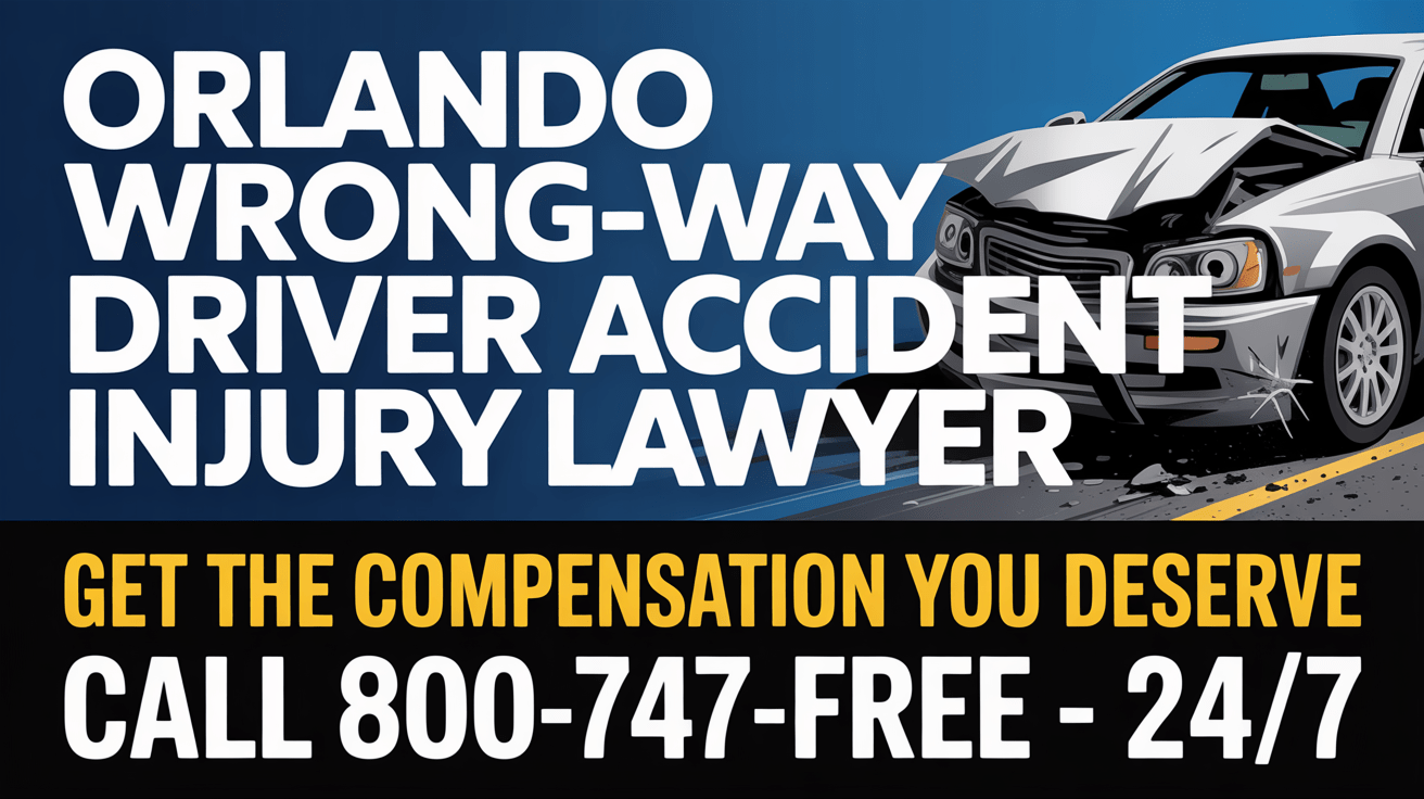 Abogado de lesiones por accidente de conductor en sentido contrario en Orlando